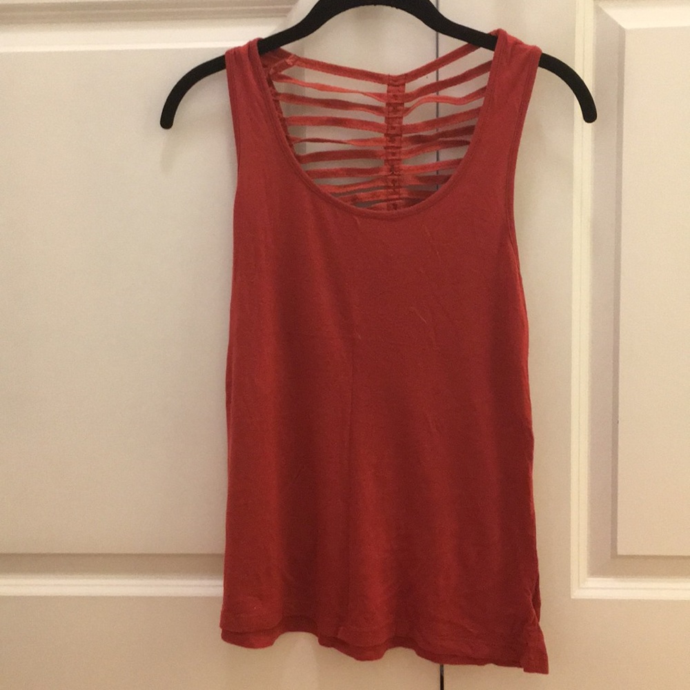 Burnt sienna tank